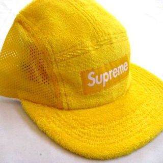 シュプリーム(Supreme)のSupreme Terry Side Mesh Panel Camp Cap黄色(キャップ)