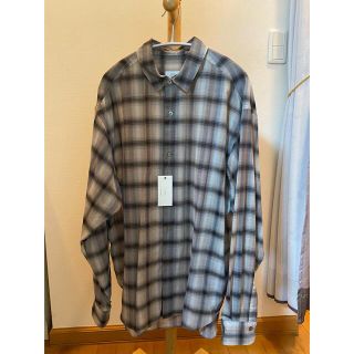 ALTIMA/SUPER120S WOOL SHEER CHECK SHIRTS(シャツ)