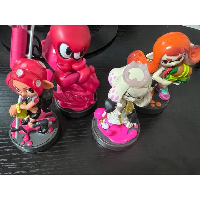 スプラトゥーン　amiibo ヒメ　イカガール　タコ　タコボーイ