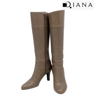 ダイアナ(DIANA)のDIANA ダイアナ ロングブーツ グレージュ 22cm(ブーツ)