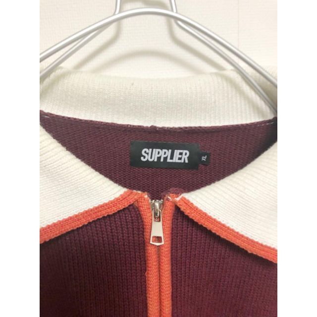 supplier カレッジロゴニット　ハーフジップ　 XL 5