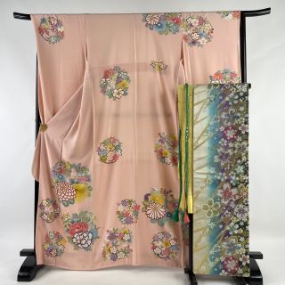 振袖 美品 秀品 身丈165cm 裄丈67.5cm 正絹 【中古】(着物)