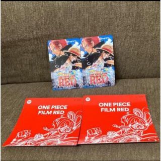 ワンピース(ONE PIECE)のONE PIECE FILM RED 使用済みムビチケ ステッカー(その他)