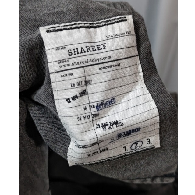 SHAREEF - 未使用 SHAREEF change skinny denimの通販 by ensanen's