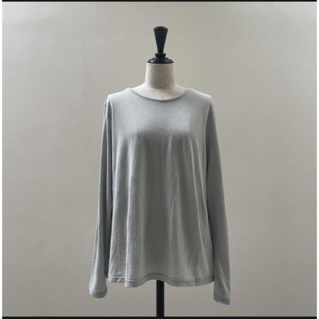 ARGUE(アギュー)のSHEER T-SHIRT/SAGE GREEN レディースのトップス(Tシャツ(長袖/七分))の商品写真