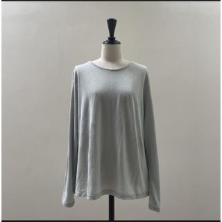 アギュー(ARGUE)のSHEER T-SHIRT/SAGE GREEN(Tシャツ(長袖/七分))