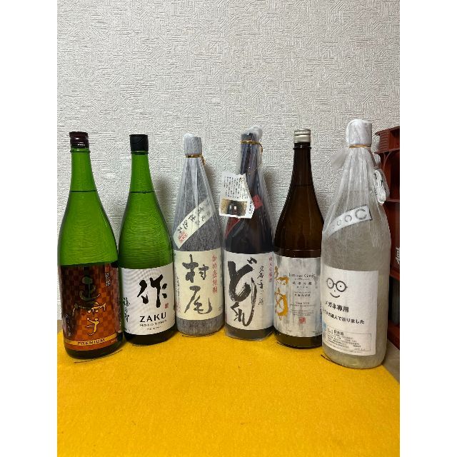 【値下】 092801焼酎　村尾1800ml＋日本酒1800ml×5本セット酒