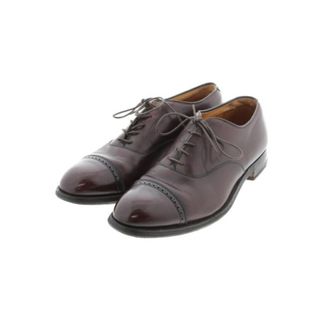 オールデン(Alden)のALDEN オールデン ビジネス・ドレスシューズ 8(26.5cm位) 赤紫系 【古着】【中古】(ドレス/ビジネス)