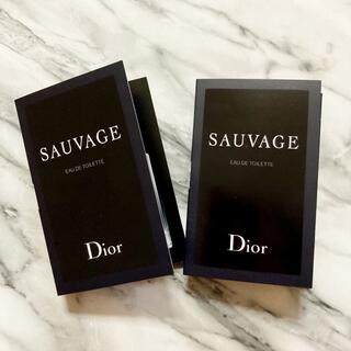 ディオール(Dior)のクリスチャンディオール　香水サンプル　ソヴァージュ　オードゥトワレ　(香水(男性用))