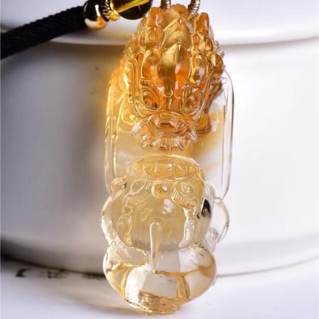 激安単価で 【天然】シトリン 32.5g ネックレス ネックレス - www
