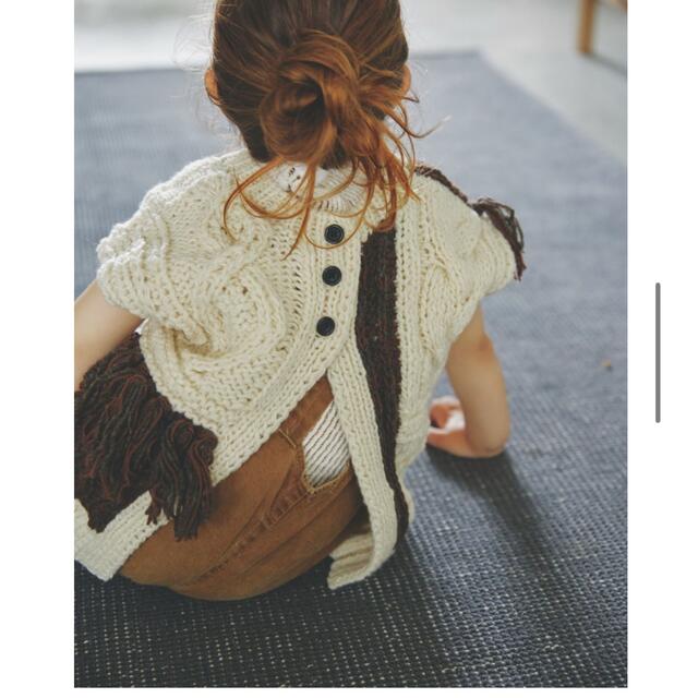 トゥデイフル　Patchwork Handknit vest (KIDS) 3