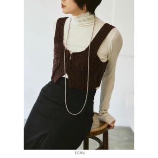 トゥデイフル(TODAYFUL)の新品未使用）todayful Soft Turtleneck Tops ecru(Tシャツ(長袖/七分))