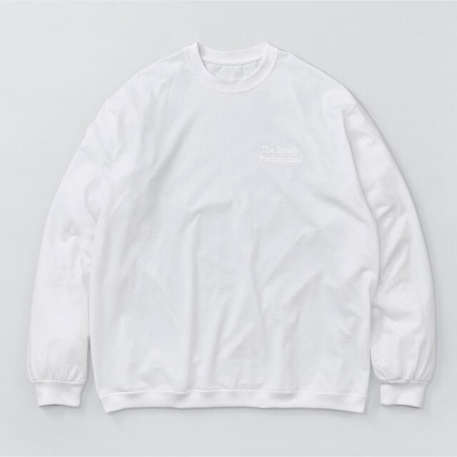 1LDK SELECT(ワンエルディーケーセレクト)のENNOY LONG SLEEVE HEM RIB TEE （WHITE） メンズのトップス(Tシャツ/カットソー(七分/長袖))の商品写真