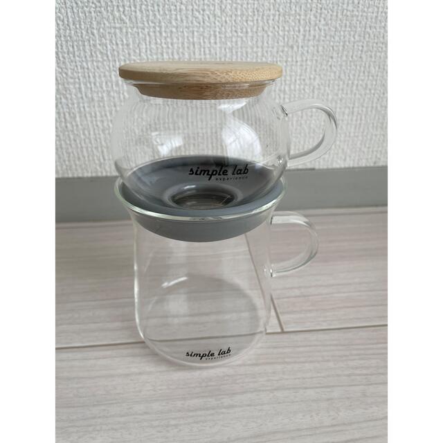 【中古品】simple lab AIRO(エアロ エアーロックティーセット) インテリア/住まい/日用品のキッチン/食器(グラス/カップ)の商品写真