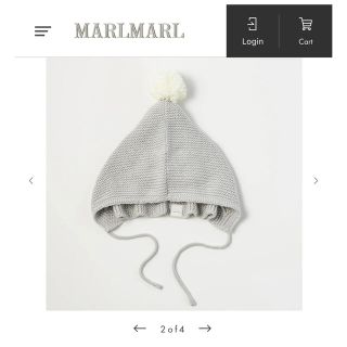 rei様専用【新品未使用タグ付】ニット帽knit bonnet2hakuji(帽子)