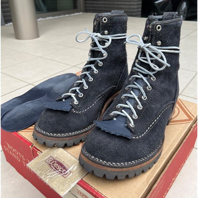 Wesco(ウエスコ)のふー様専用　ジョブマスター 8E ネイビー 紺 国内正規品！美品！ メンズの靴/シューズ(ブーツ)の商品写真