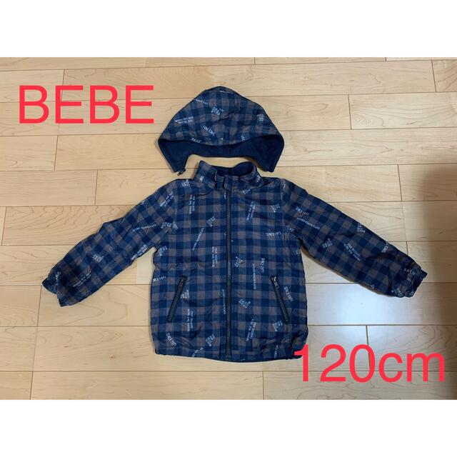 BeBe(ベベ)の☆BEBE☆リバーシブルジャケット　120cm キッズ/ベビー/マタニティのキッズ服男の子用(90cm~)(ジャケット/上着)の商品写真