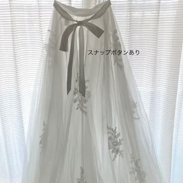 結婚式 花嫁 オーバースカート with a white WAW-076 tempusdecor.com.br