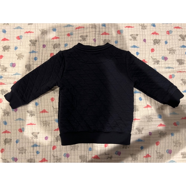 PETIT BATEAU(プチバトー)のプチバトー　チュビックキルティング　カーディガン キッズ/ベビー/マタニティのベビー服(~85cm)(ジャケット/コート)の商品写真