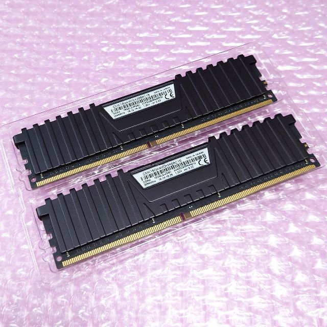 CORSAIR 16GB (8GBx2) DDR4-2666 (424 スマホ/家電/カメラのPC/タブレット(PCパーツ)の商品写真