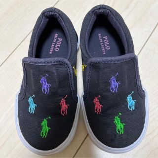 ポロラルフローレン(POLO RALPH LAUREN)の美品　ラルフローレン　スリッポン　スニーカー　14cm(スニーカー)