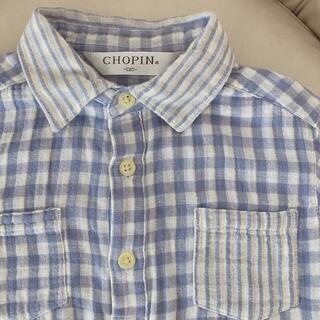 CHOPIN ショパン 襟付き半袖シャツ　120㎝(Tシャツ/カットソー)