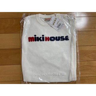 ミキハウス(mikihouse)のミキハウス　限定ロゴセーター　90(ニット)