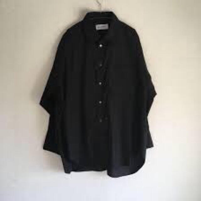 ミヤギヒデタカ オーバーサイズ シャツ framed shirt 長袖シャツ