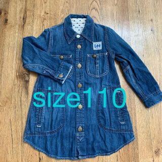 リー(Lee)のsize110 Lee キッズ　デニム ワンピース(ワンピース)