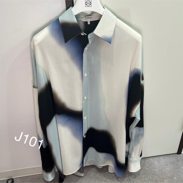 新品】 LOEWE - ロエベ LOEWE シリコンメランジシャツ(ウール