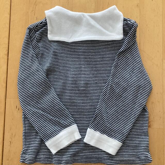 PETIT BATEAU(プチバトー)の【専用】PETIT BATEA セーラーシャツ　カットソー キッズ/ベビー/マタニティのベビー服(~85cm)(シャツ/カットソー)の商品写真