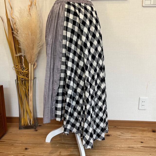 antiqua(アンティカ)のアンティカアシメスカート レディースのスカート(ロングスカート)の商品写真