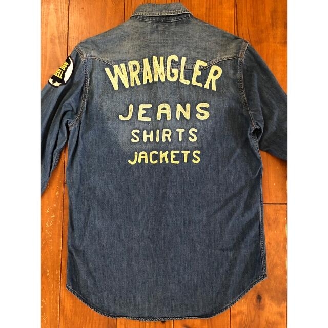 Wrangler ラングラー 70周年記念 ウエスタンシャツ BLUE BELL
