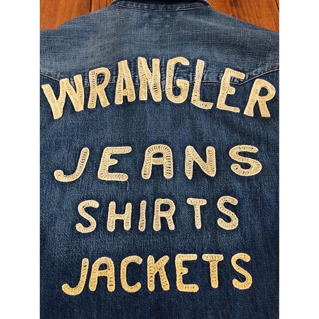 Wrangler(ラングラー)のWrangler ラングラー 70周年記念 ウエスタンシャツ BLUE BELL メンズのジャケット/アウター(Gジャン/デニムジャケット)の商品写真
