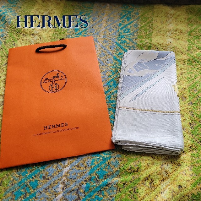 Hermes - レア 稀少 HERMES エルメス スカーフ カレ90 グリーンランド