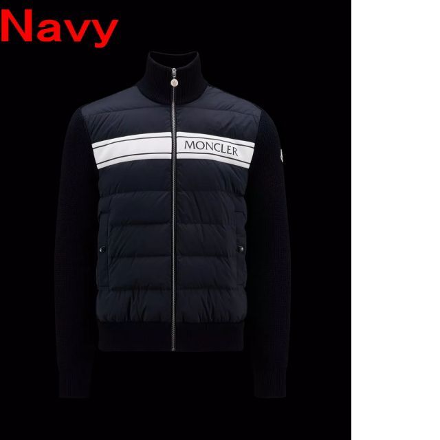 MONCLER(モンクレール)の●新品/正規品● MONCLER パディング入り カーディガン/袖ロゴ メンズのトップス(カーディガン)の商品写真