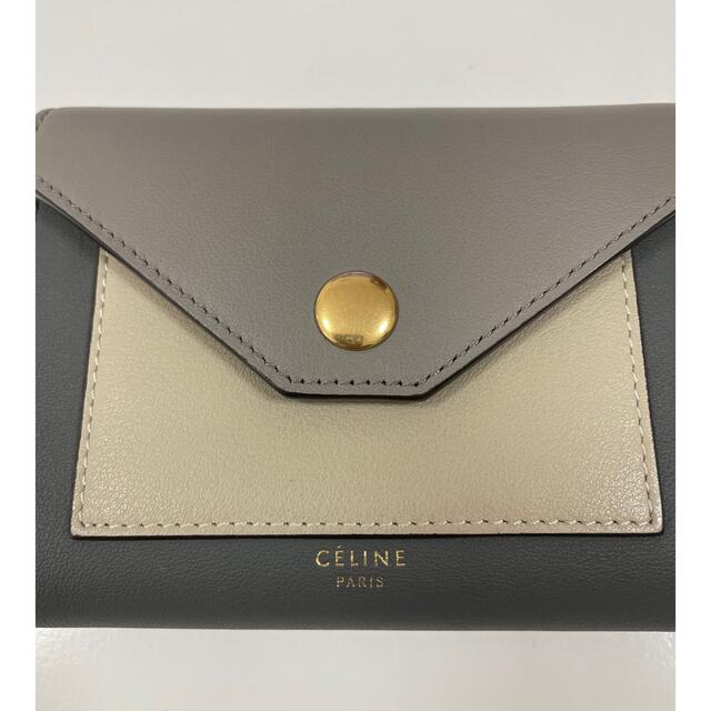 celine(セリーヌ)のセリーヌ  三つ折り　財布　ミディアムフラップマルチファンクション レディースのファッション小物(財布)の商品写真