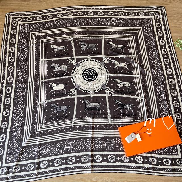 爆売り! H - HERMES エルメス カレジェアン 140 馬着 バンダナ