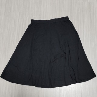 ムジルシリョウヒン(MUJI (無印良品))の無印良品 黒スカート(ひざ丈スカート)