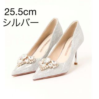 アイモハ(aimoha)の［お値下げ］ヒール　パンプス　シルバー　結婚式(ハイヒール/パンプス)