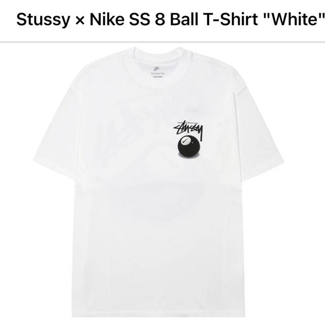 NIKE STUSSY SS 8 Ball T-Shirt White