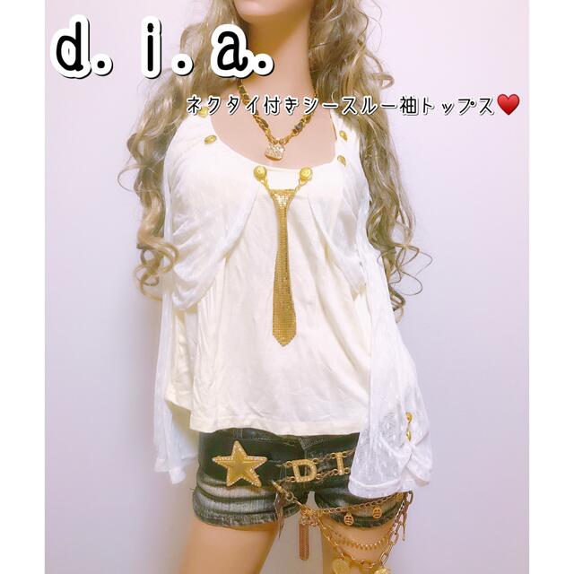 d.i.a シースルー トップス