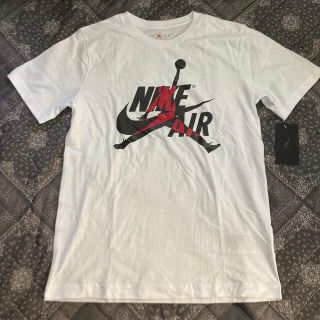 ナイキ(NIKE)の新品JORDAN ジョーダン ジャンプマン メンズ 白Tシャツ NIKE S相当(Tシャツ/カットソー(半袖/袖なし))