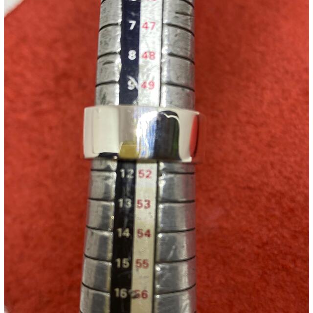 平打ち　シルバー925リング スターリング　シンプル　8ミリ  ⑦⑦は　10号 メンズのアクセサリー(リング(指輪))の商品写真