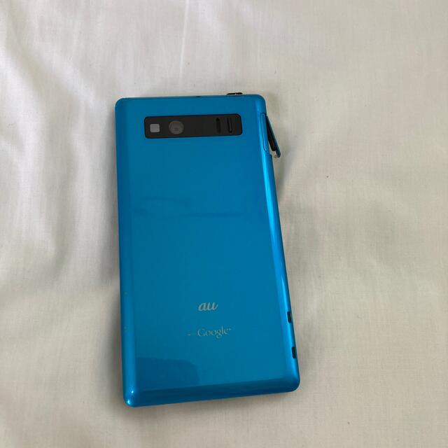 AQUOS(アクオス)のAQUOS PHONE  SHL21　ブルー スマホ/家電/カメラのスマートフォン/携帯電話(スマートフォン本体)の商品写真