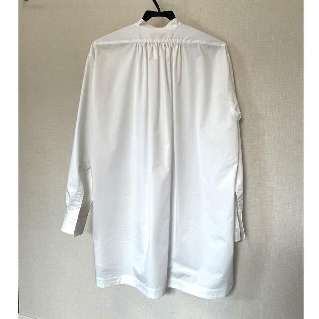 HYKE BAND COLLAR LONG SHIRT バンドカラーロングシャツトップス