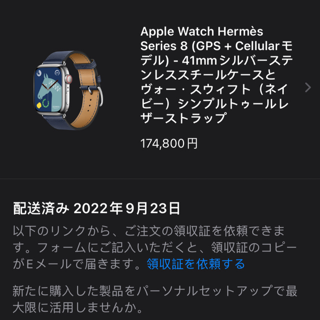 Hermes(エルメス)のApple Watch Hermes  41mm  トゥールレザーストラップ  メンズの時計(レザーベルト)の商品写真