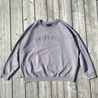 パタゴニア(patagonia)の秋冬必須アイテム◎エンボスロゴスウェット　グレー　フリーサイズ　ノースフェイス(スウェット)