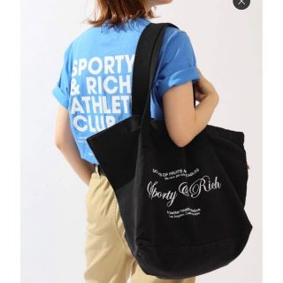 スピックアンドスパン(Spick & Span)の【Sporty & Rich】Script Logo Tote / トートバッグ(トートバッグ)