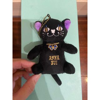 アナスイ(ANNA SUI)のアナスイ　黒　猫　キーホルダーのみ　ネコ(キーホルダー)